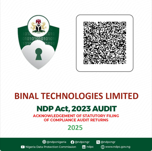 NDPR Audit Compliant